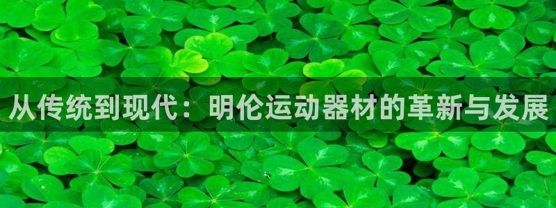 fb体育娱乐网站:从传统到现代:明伦运动器材的革新与发展