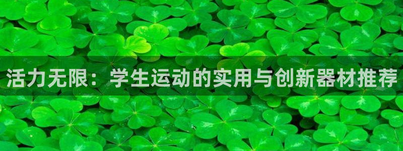 fb体育娱乐下载:活力无限:学生运动的实用与创新器材推荐